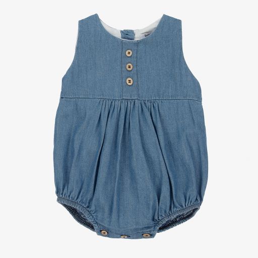 Babidu-Голубой песочник из шамбре | Childrensalon Outlet