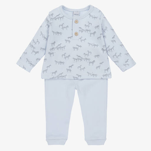Babidu-Голубой топ и штанишки из джерси для мальчиков | Childrensalon Outlet