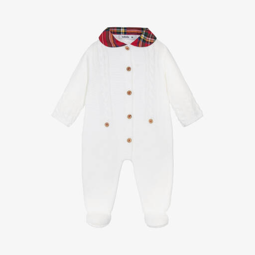 Babidu-أفرول محبوك لون عاجي للأطفال | Childrensalon Outlet