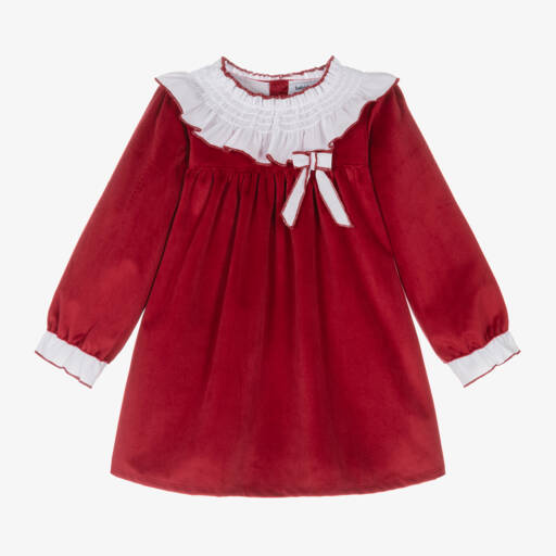 Babidu-Girls Scarlet Velvet Gown | Childrensalon Outlet