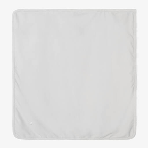 Babidu-Grey Velour Blanket (85cm) | Childrensalon Outlet