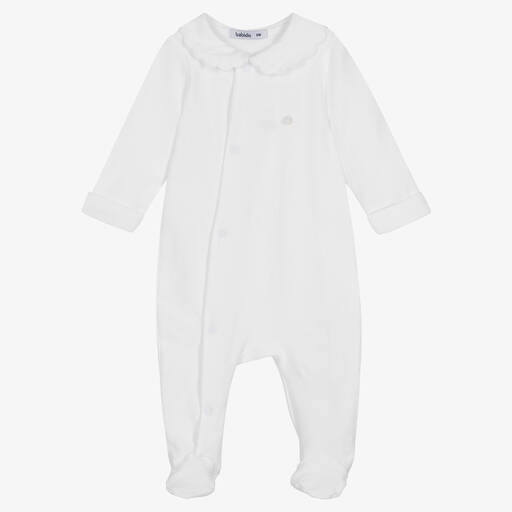 Babidu-بيبي غرو قطن لون أبيض للأطفال | Childrensalon Outlet