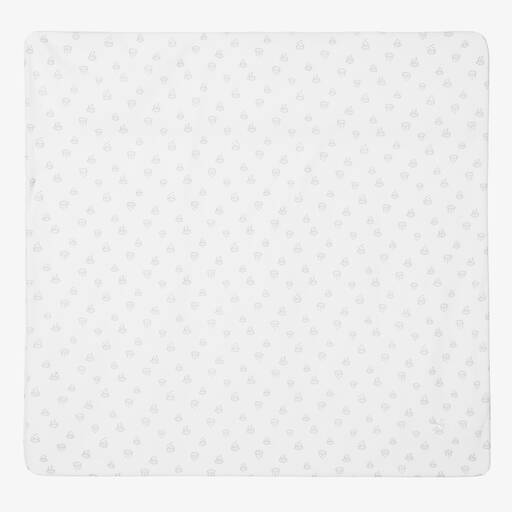 Babidu-White Velour Blanket (84cm) | Childrensalon Outlet