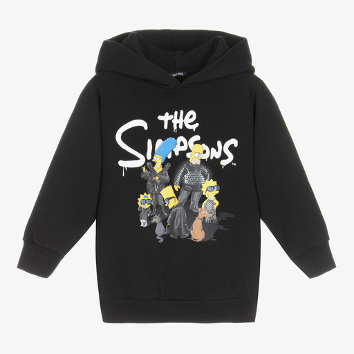 Balenciaga-Sweat à capuche noir The Simpsons | Childrensalon Outlet