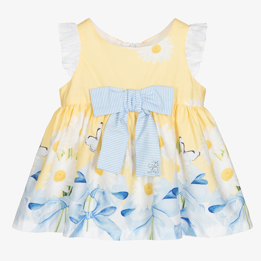Balloon Chic-Blue & Yellow Baby Dress Set | Childrensalon Outlet