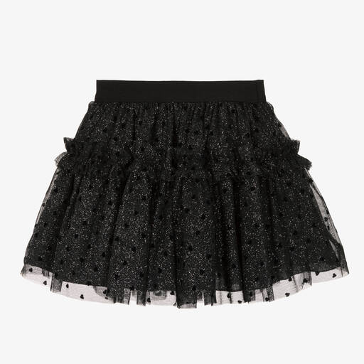 Balloon Chic-Jupe noire scintillante en tulle fille | Childrensalon Outlet