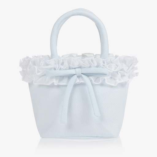 Balloon Chic-Girls Pale Blue Handbag (20cm) | Childrensalon Outlet