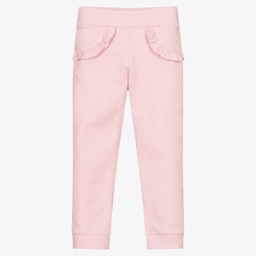 Balloon Chic-Girls Pink Jersey Trousers | Childrensalon Outlet
