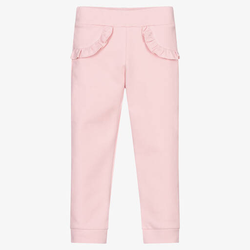 Balloon Chic-Girls Pink Jersey Trousers | Childrensalon Outlet