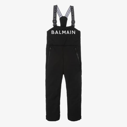 Balmain-Schwarze gefütterte Skihose | Childrensalon Outlet