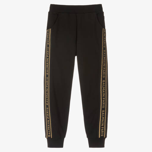 Balmain-جوغرز تينز بناتي قطن لون أسود | Childrensalon Outlet