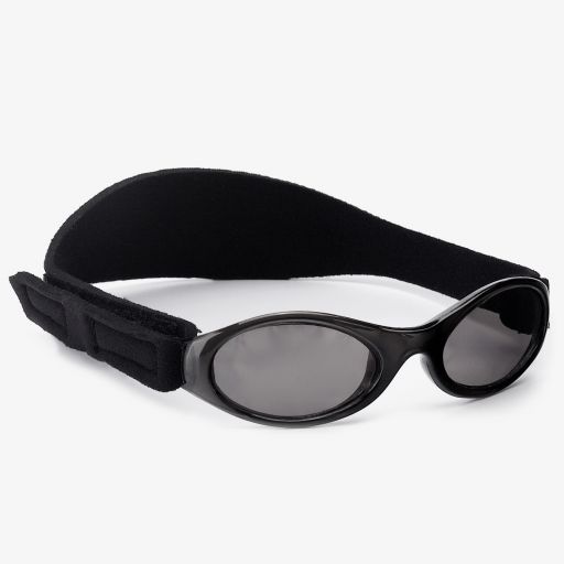 Banz-Lunettes de soleil à protection solaire noires | Childrensalon Outlet