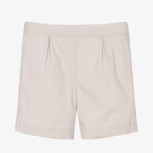 Beatrice & George-شورت قطني ناعم بيج للأولاد | Childrensalon Outlet