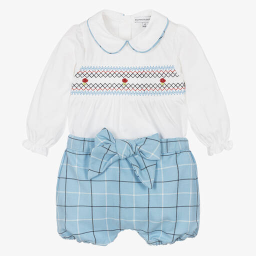 Beatrice & George-Chemisier smocké et short fille | Childrensalon Outlet