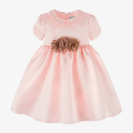 Beatrice & George-Атласное платье с тюльпанными рукавами для девочек | Childrensalon Outlet