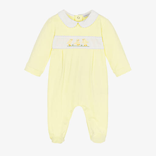 Beatrice & George-Желтый комбинезон из хлопкового джерси | Childrensalon Outlet
