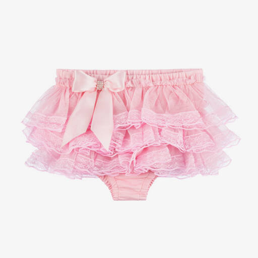 Beau KiD-Кружевные шорты для девочек розовые | Childrensalon Outlet