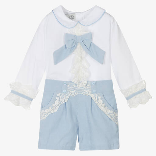 Beau KiD-Blaue Cord-Shorts für Mädchen  | Childrensalon Outlet