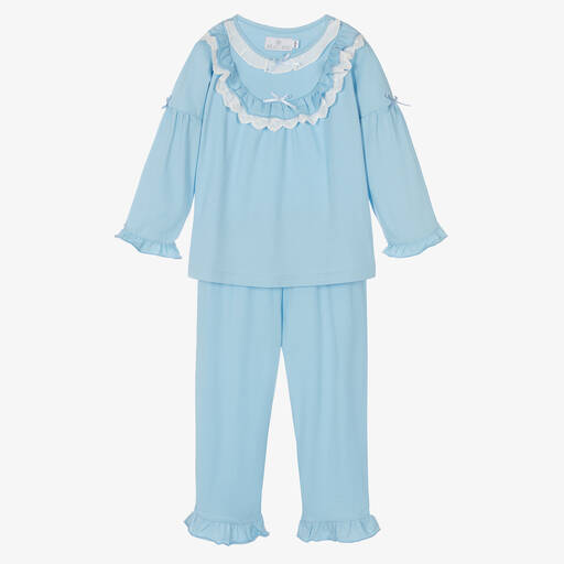 Beau KiD-Girls Blue Long Pyjamas | Childrensalon Outlet