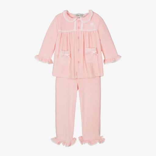 Beau KiD-Велюровый комплект для сна розовый для девочек | Childrensalon Outlet