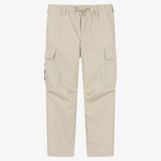 Ralph Lauren-Beige Cargo Trousers | Childrensalon Outlet