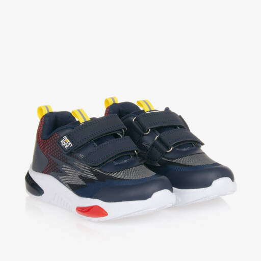Beppi-Boys Blue LED Trainers | Childrensalon Outlet