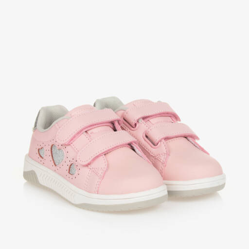 Beppi-Girls Glittery Heart Velcro Shoes | Childrensalon Outlet