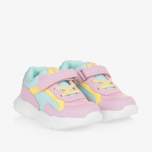 Beppi-Girls Lilac Colourblock Easy-Fastening Trainers | Childrensalon Outlet