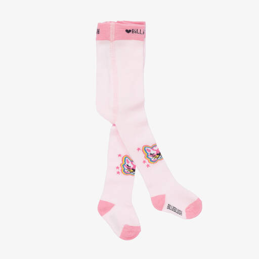 Billieblush-Baby Girls Pink Cotton Tights | Childrensalon Outlet