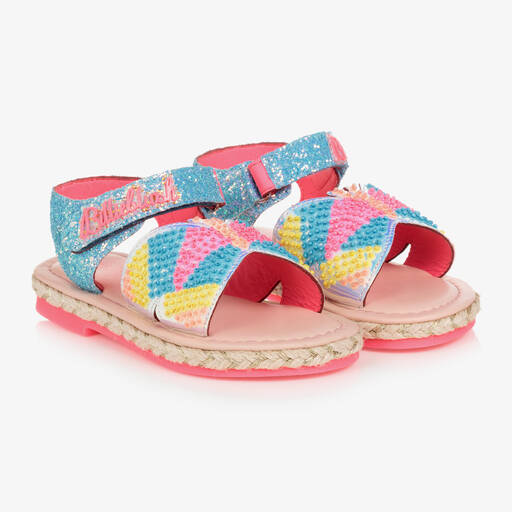 Billieblush-Schmetterling-Espadrilles blau/rosa | Childrensalon Outlet