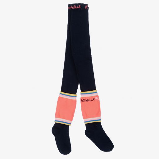 Billieblush-Blue Tights & Ankle Warmers  | Childrensalon Outlet