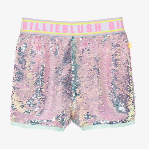 Billieblush-Dazzling Blue & Pink Sparkle Shorts | Childrensalon Outlet