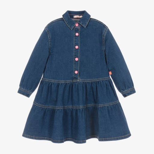 Billieblush-Girls Denim Dress with Sequins | Childrensalon Outlet