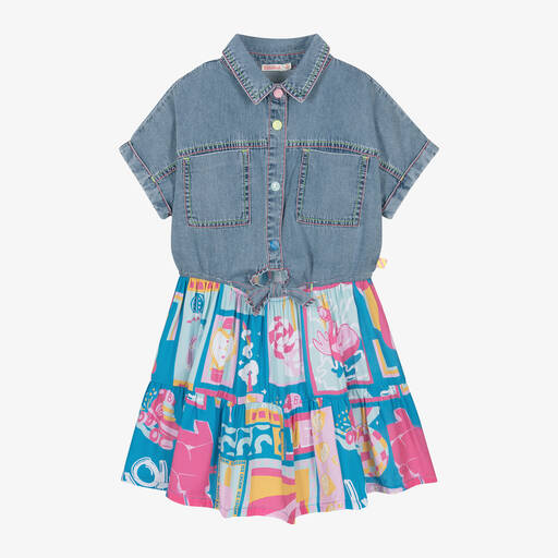 Billieblush-Girls Denim Shirt Dress | Childrensalon Outlet
