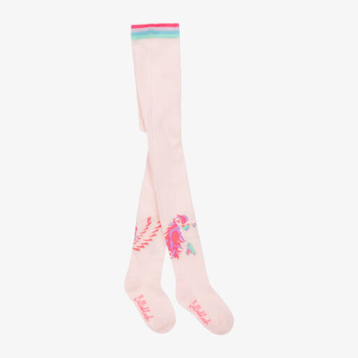 Billieblush-Girls Glittery Pink Pegasus Leggings | Childrensalon Outlet