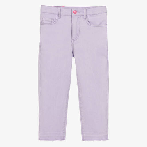 Billieblush-Girls Lilac Purple Denim Jeans | Childrensalon Outlet