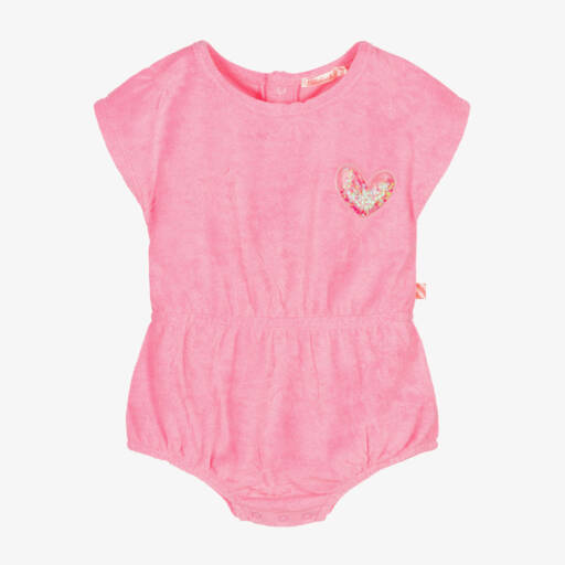 Billieblush-Girls Neon Pink Sequin Heart Shortie | Childrensalon Outlet