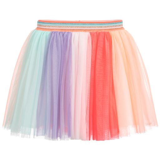 Billieblush-Girls Pink & Blue Tulle Skirt | Childrensalon Outlet
