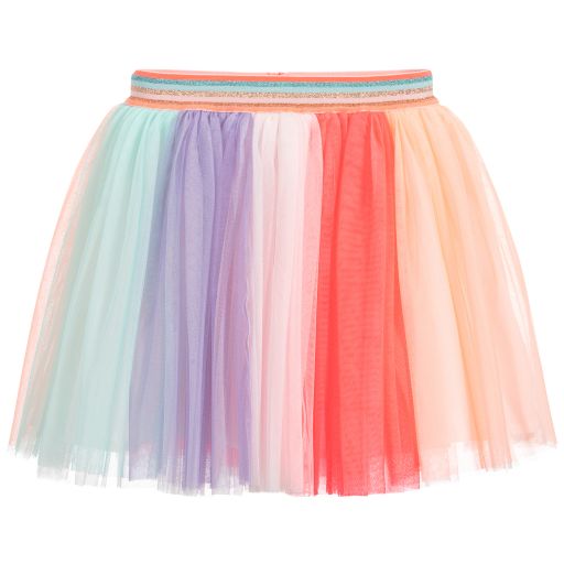Billieblush-Girls Pink & Blue Tulle Skirt | Childrensalon Outlet