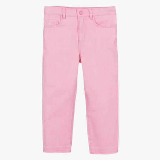 Billieblush-Girls Pink Denim Jeans | Childrensalon Outlet