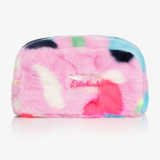 Billieblush-Girls Pink Faux Fur Pouch (29cm) | Childrensalon Outlet