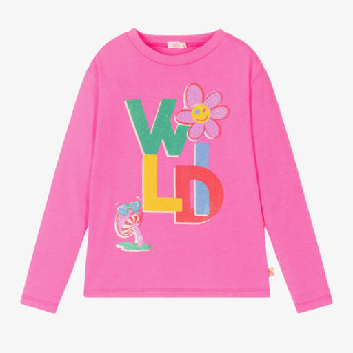 Billieblush-Girls Pink Floral Print Top | Childrensalon Outlet