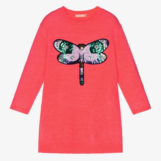 Billieblush-Girls Pink Knitted Dress | Childrensalon Outlet