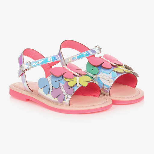 Billieblush-صندل جلد لون زهري للبنات | Childrensalon Outlet