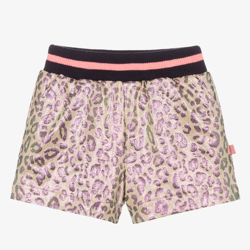 Billieblush-Rosa Shorts mit Leoparden-Print (M) | Childrensalon Outlet