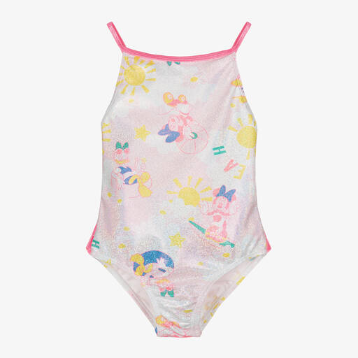 Billieblush-Розовый блестящий купальник Disney для девочек | Childrensalon Outlet
