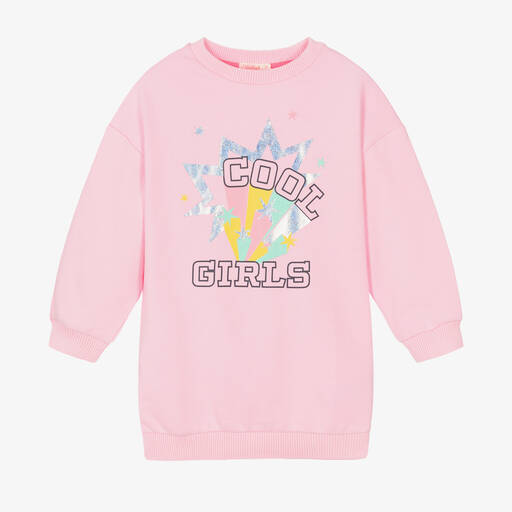 Billieblush-Girls Pink Sweatshirt Dress | Childrensalon Outlet