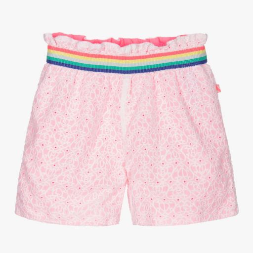 Billieblush-Girls Pink & White Shorts | Childrensalon Outlet