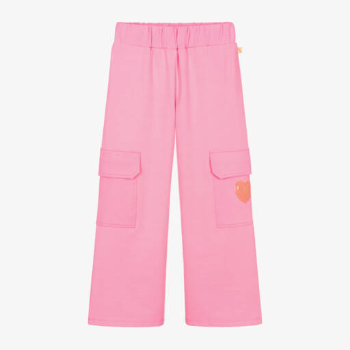 Billieblush-Girls Rose Jersey Cargo Pants | Childrensalon Outlet