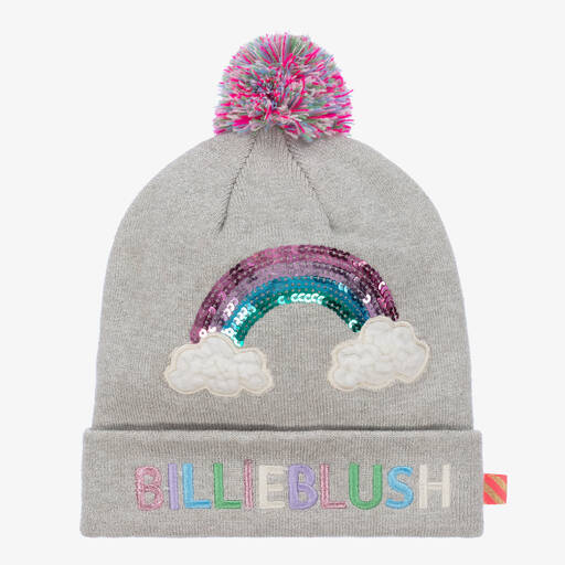 Billieblush-قبعة مزيج فيسكوز لون فضّي غليتر للبنات | Childrensalon Outlet